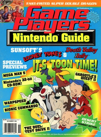 Game Players Nintendo Guide Vol.5 No.11 (November 1992)