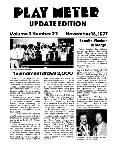 Play Meter Vol. 03 No. 22 (November 18 1977) Update