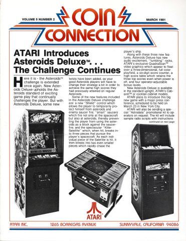 Atari Coin Connection Vol.5 No.2 (March 1981)