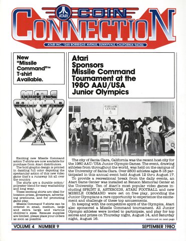 Atari Coin Connection Vol.4 No.9 (September 1980)
