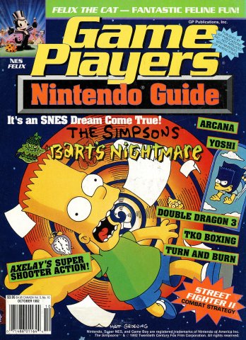 Game Players Nintendo Guide Vol.5 No.10 (October 1992)