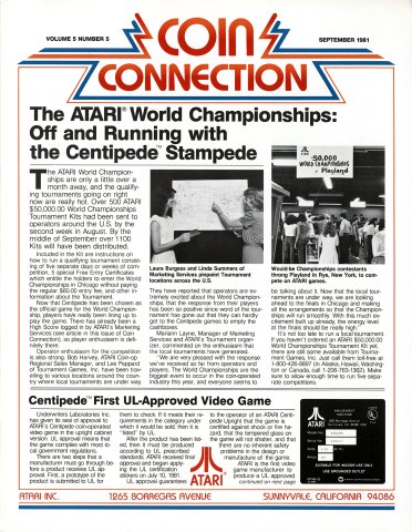 Atari Coin Connection Vol.5 No.5 (September 1981)