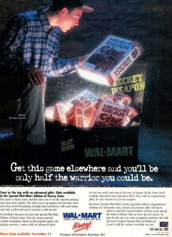 Heavy Gear (Special WalMart Edition) (December, 1997)