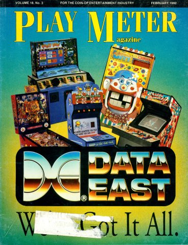 Play Meter Vol. 18 No. 03 (February 1992)