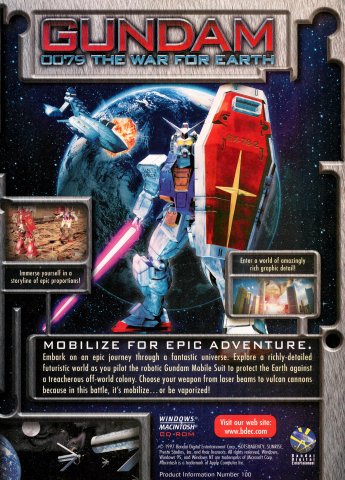 Gundam 0079: The War For Earth (December, 1997)