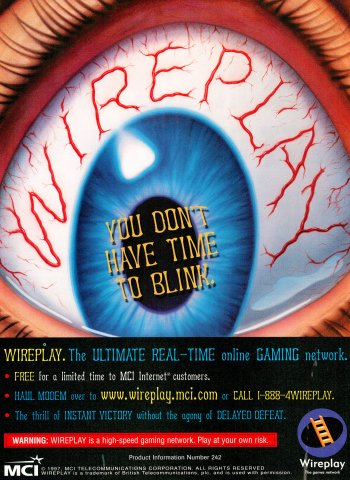 Wireplay online gaming network (December, 1997)
