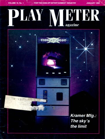 Play Meter Vol. 18 No. 01 (January 1992)