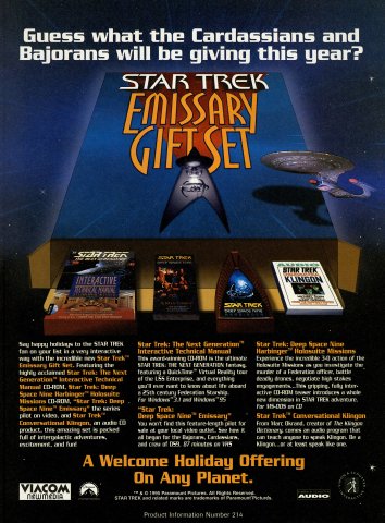 Star Trek: Emissary Gift Set (December, 1995)