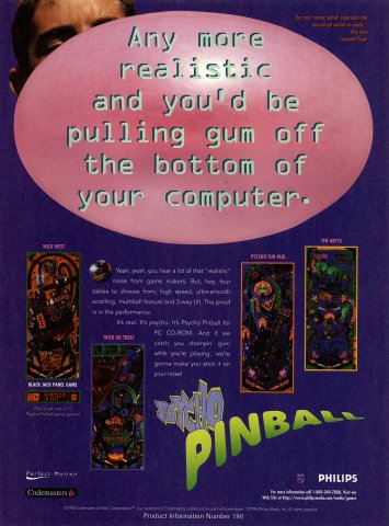 Psycho Pinball (December, 1995)