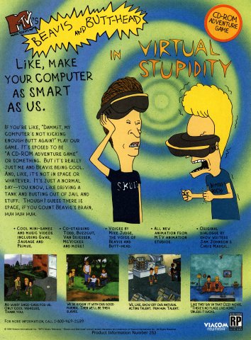Beavis and Butthead in Virtual Stupidity (December, 1995)