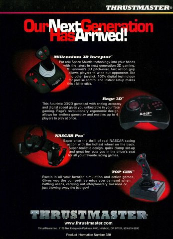 Thrustmaster controllers (December, 1997)