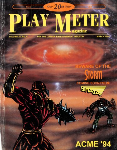 Play Meter Vol. 20 No. 04 (March 1994)