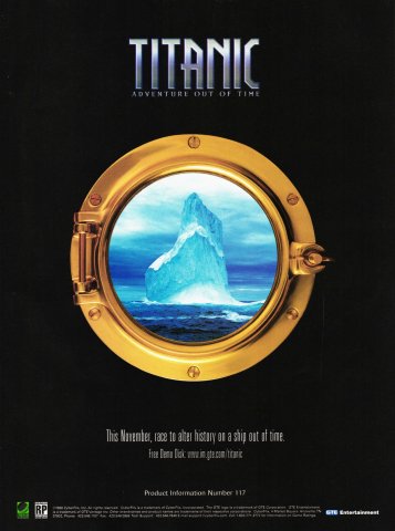 Titanic:  Adventure Out of Time (September, 1996)