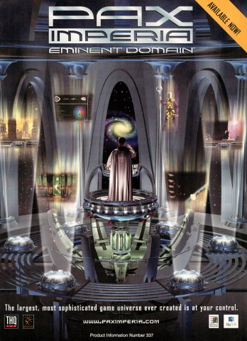 Pax Imperia: Eminent Domain (December, 1997)