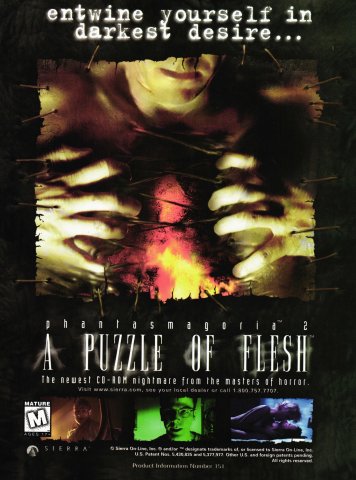 Phantasmagoria 2: A Puzzle of Flesh (September, 1996)