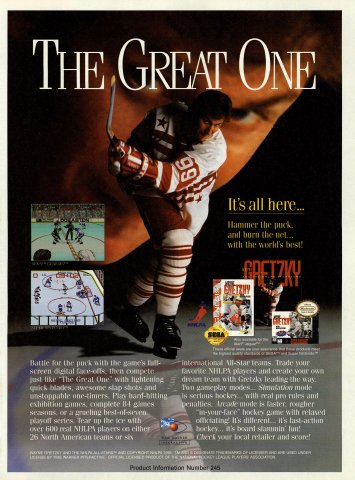 Wayne Gretzky and the NHLPA All-Stars (December, 1995)