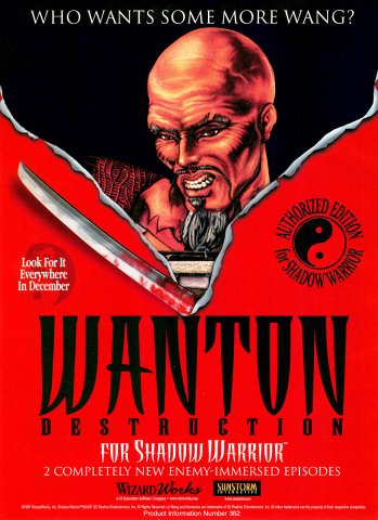 Shadow Warrior: Wanton Destruction (December, 1997)