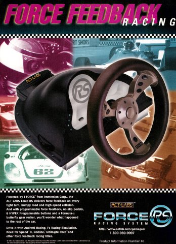 ACT LABS Force RS racing wheel (December, 1997)