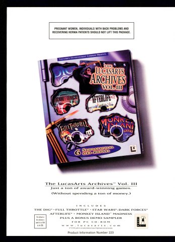 LucasArts Archives Volume III, The (December, 1997)