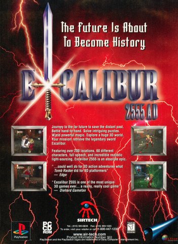 Excalibur 2555 AD (December, 1997)