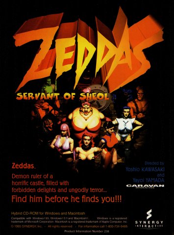 Zeddas: Servant of Sheol (December, 1995)