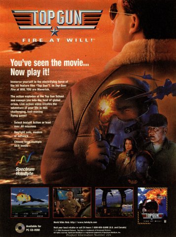 Top Gun: Fire At Will (December, 1995)