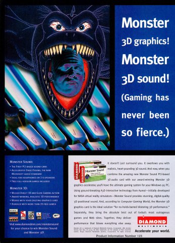 Diamond MonsterSound sound card (December, 1997)