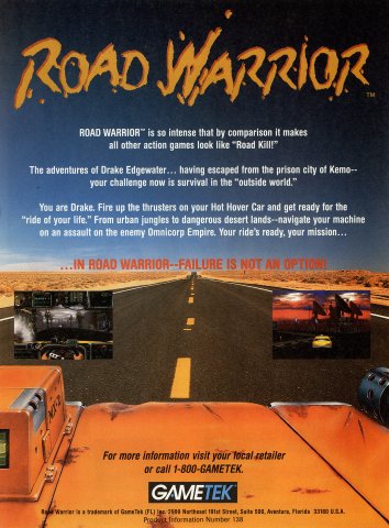 Road Warrior (December, 1995)