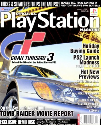 Official U.S. PlayStation Magazine Issue 040 (January 2001)