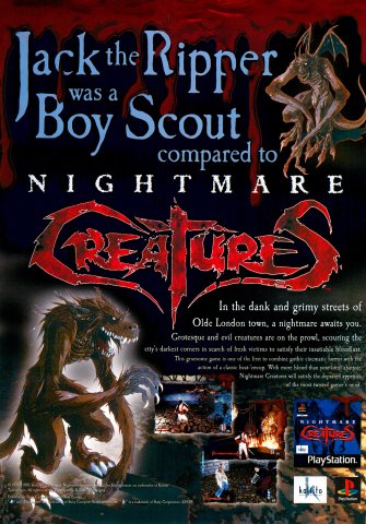 Nightmare Creatures (UK) (January, 1998)