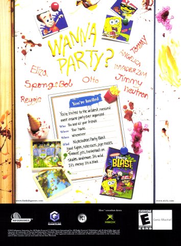 Nickelodeon Party Blast (January, 2003)
