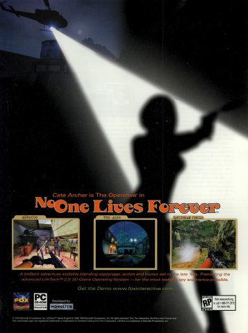 No One Lives Forever (December, 2000)