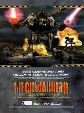 MechWarrior 4: Vengeance (February, 2001)