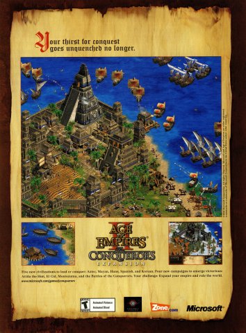 Age of Empires II: The Conquerors (November, 2000)