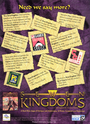 Seven Kingdoms (May, 1998)