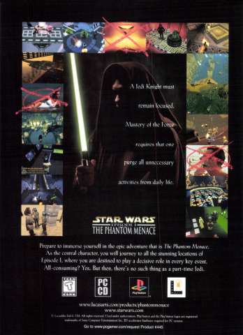 Star Wars: Episode I - The Phantom Menace (August, 1999)