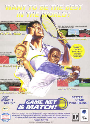 Game, Net  & Match! (May, 1998)