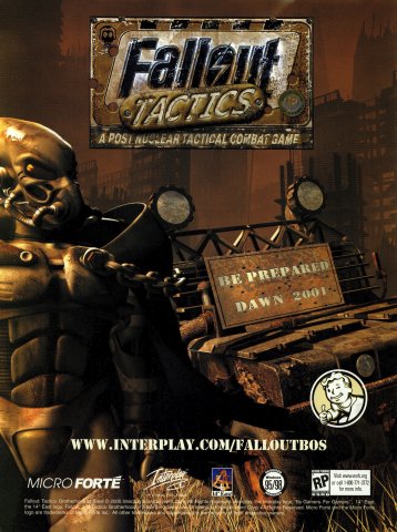 Fallout Tactics: Brotherhood of Steel (December, 2000)