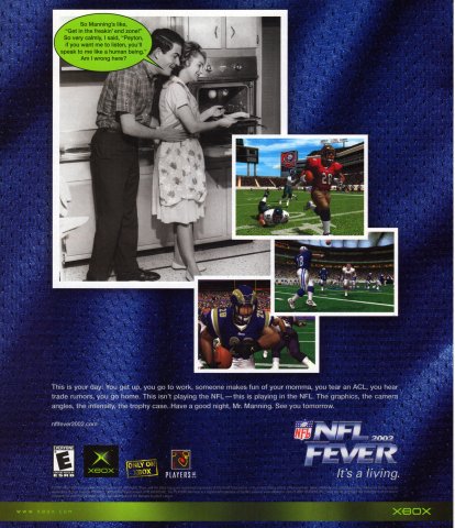 NFL Fever 2002 (December, 2001)