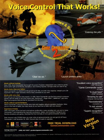 Game Commander 2 (November, 2000)