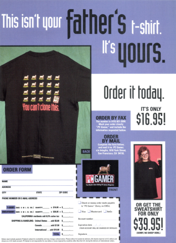PC Gamer t-shirt (May, 1998)