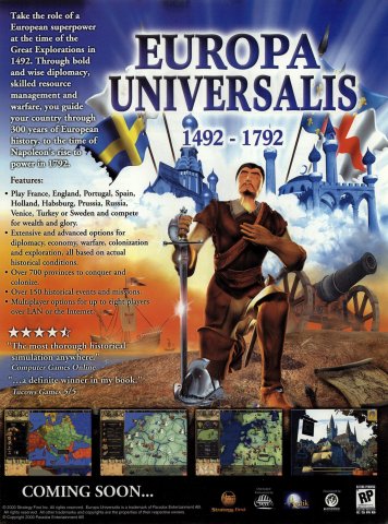 Europa Universalis (February, 2001)