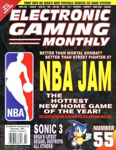 Electronic Gaming Monthly Issue 055 (February 1994)