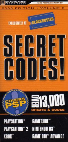 Blockbuster Secret Codes 2005 Edition Volume 2