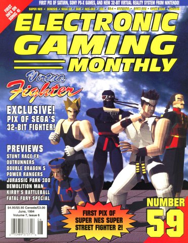 Electronic Gaming Monthly Issue 059 (June 1994)
