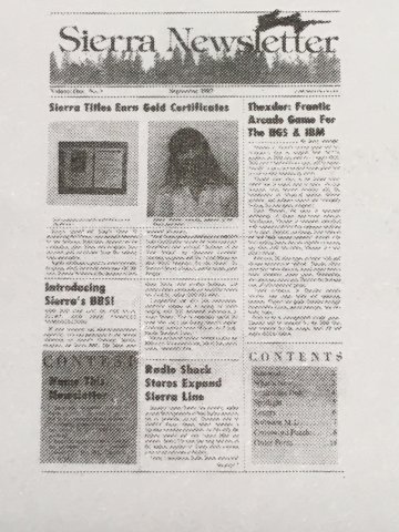 sierra-newsletter-vol1-no1-september-1987