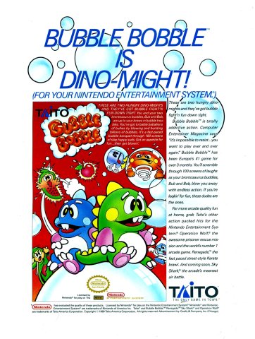 Bubble Bobble (May, 1989)