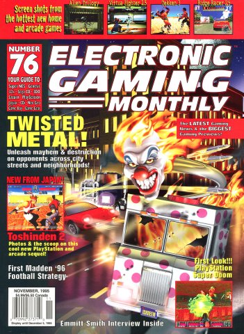 Electronic Gaming Monthly Issue 076 (November 1995)