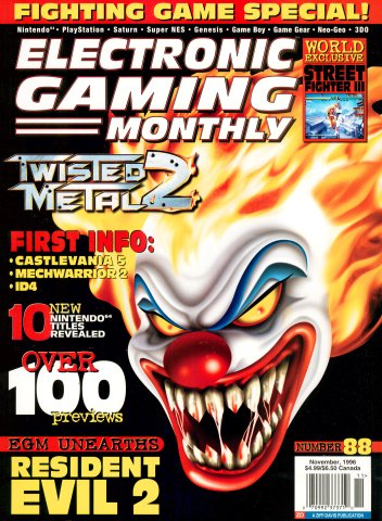 Electronic Gaming Monthly Issue 088 (November 1996)