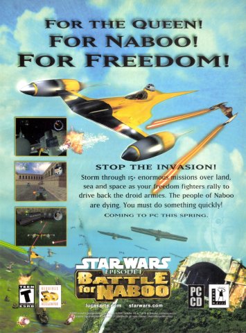 Star Wars: Episode I - Battle For Naboo (May, 2001)
